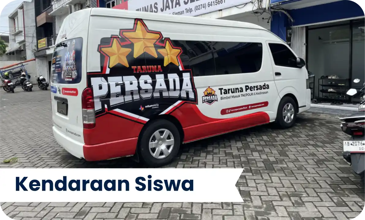 Fasilitas Kendaraan Siswa Bimbel Masuk TNI POLRI AKPOL, SIPSS, Bintara & Sekolah Kedinasan